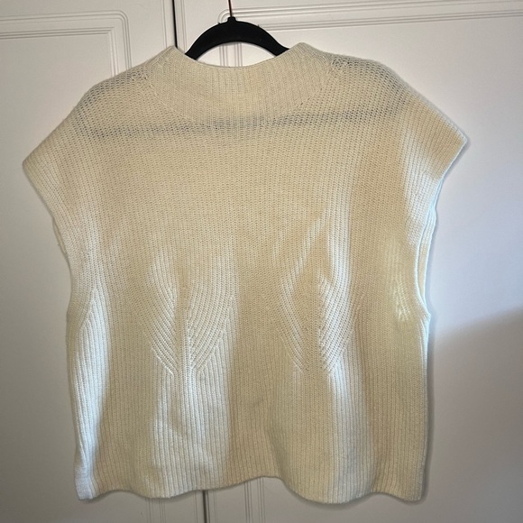 Anthropologie Maeve 100% Wool Mock Neck Muscle Sweater - Picture 3 of 12